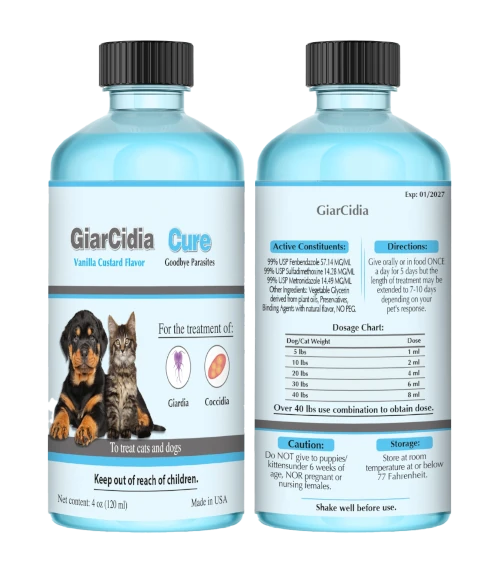 GiarCidia Cure – Dual Action Giardia & Coccidia Treatment