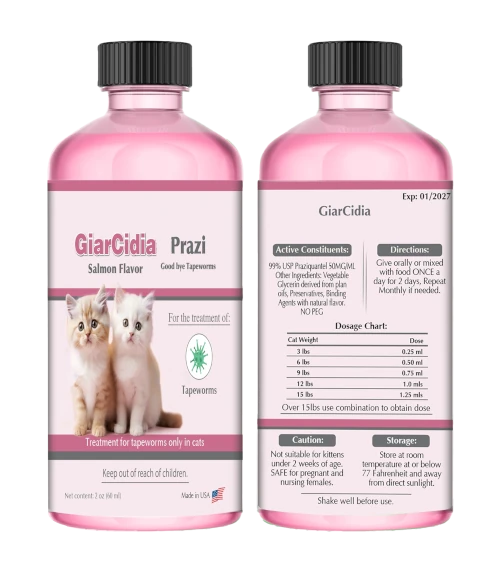GiarCidia Prazi – Feline Tapeworm Treatment